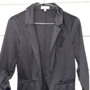 “Candies” small women’s black blazer / jacket with lace details